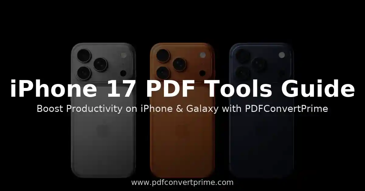 iPhone 17 PDF Tools Featured Image