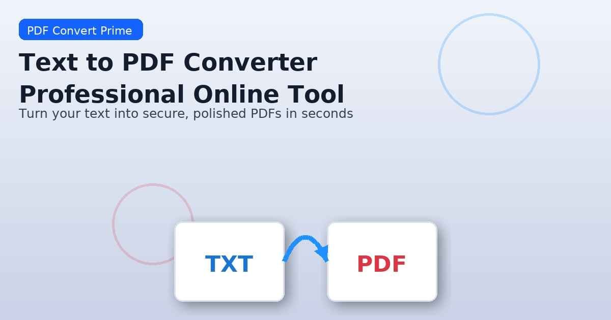 Text to PDF Converter Featured Tool