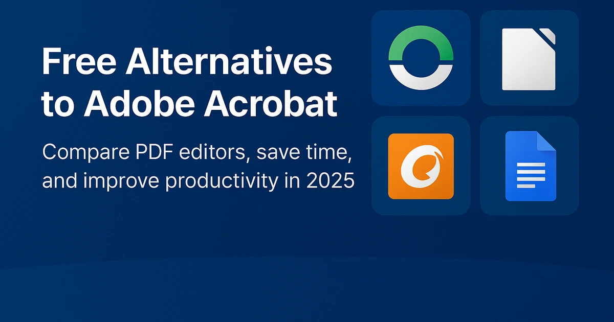Free Alternatives to Adobe Acrobat – Featured Comparison 2025