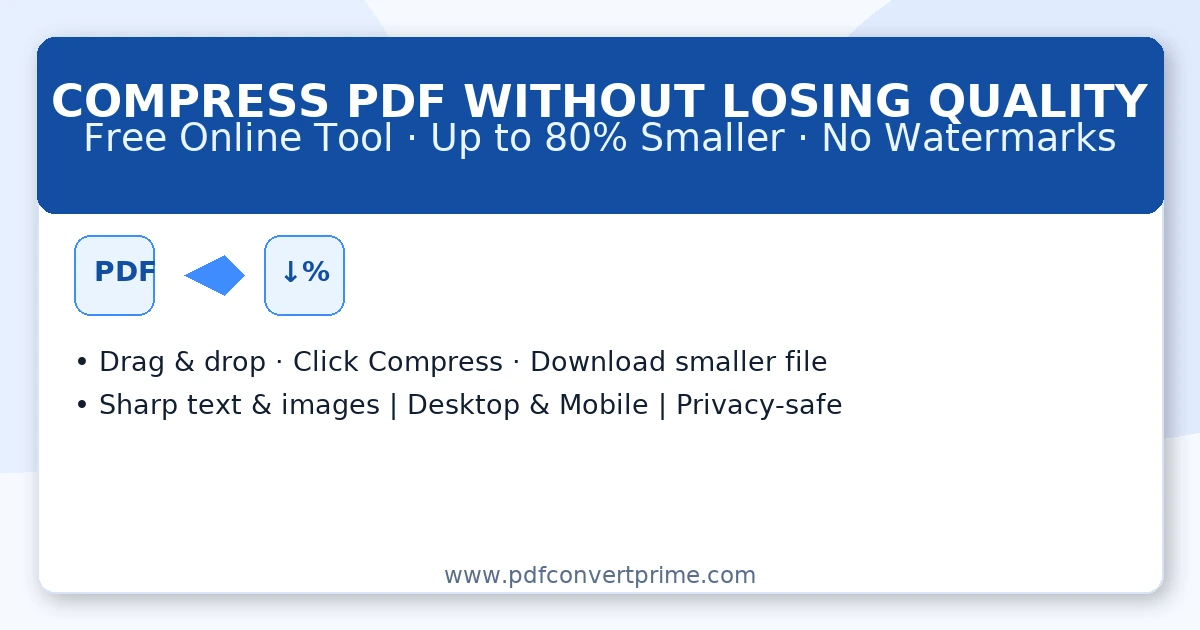 compress PDF without losing quality featured banner