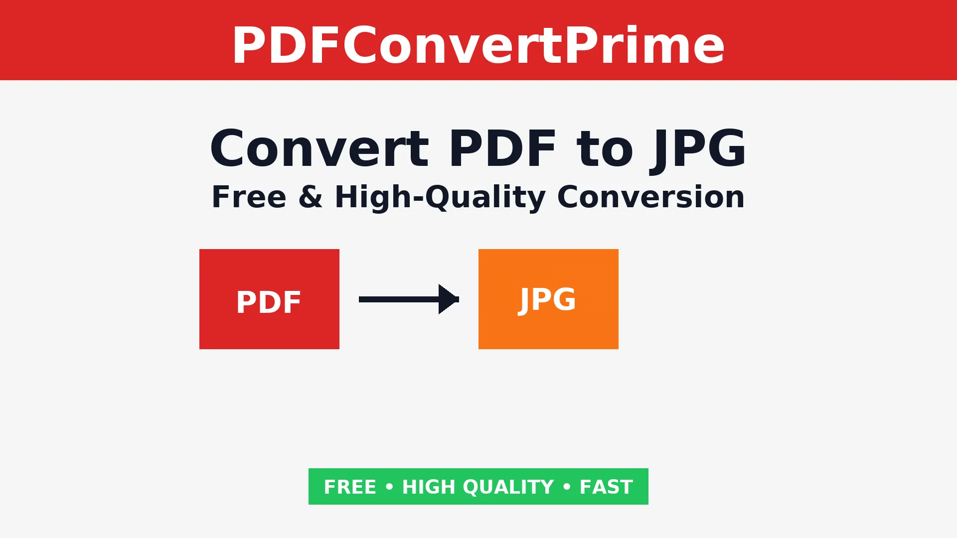 Convert PDF to JPG Free High Quality Hero Image
